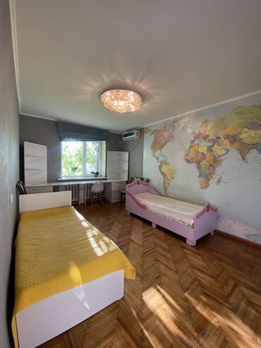 1 комнатная квартира бишкек купить в Кыргызстан | Продажа квартир: 3 комнаты, 57 м², Индивидуалка, 4 этаж, Свежий ремонт, Центральное отопление