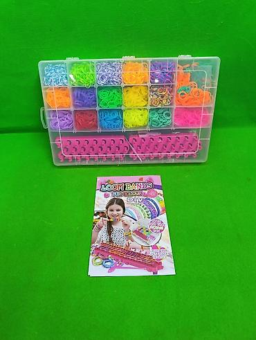 Башка товарлар: 🌈 Большой набор Loom Bands для создания ярких браслетов своими руками — 9
