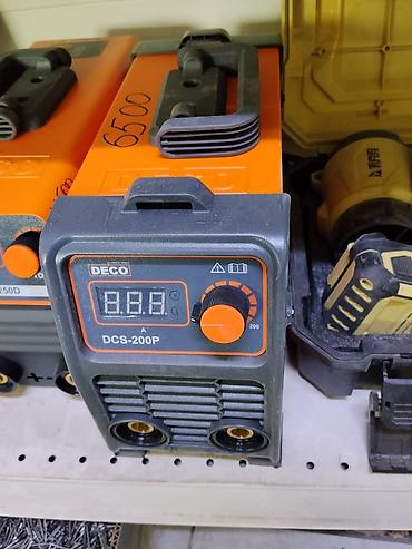 Сварочные аппараты: Инверторный сварочный аппарат DECO DCS-200P - Диапазон сварочного — 1