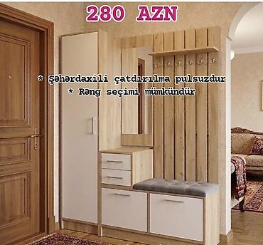 Dəhliz üçün çoxfunksiyalı giriş mebeli dəsti - Qiymət: 280 AZN -
