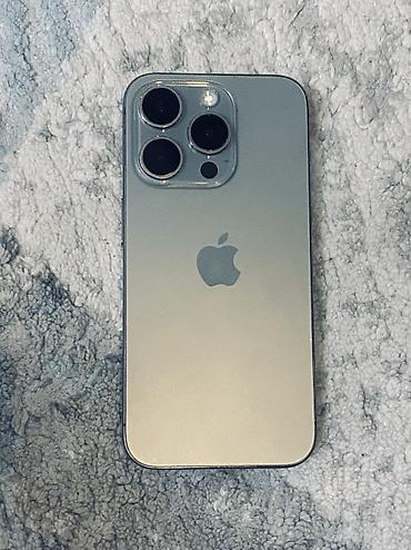 Apple iPhone: IPhone 15 Pro, Б/у, 512 ГБ, Natural Titanium, 80 % — 1