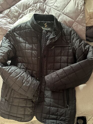 Куртка мужской размер 50 Пекин фабричный цвет черный отдам за 800сом