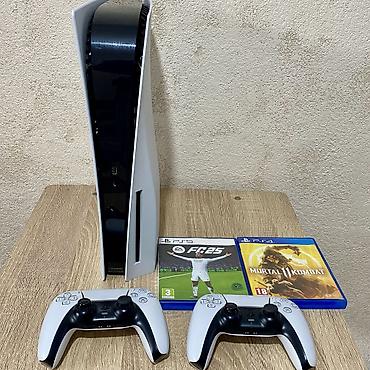 купить ps5: PlayStation 5 (версия с дисководом) + 2 геймпада DualSense — 1