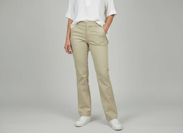 kapcie z prl: Zara, Material trousers for women, size S
