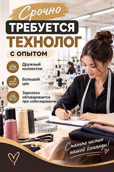вакансия главный инженер: Технолог — 1