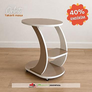 sane keci: Jurnal masası, Yeni, MDF, Oval masa — 2