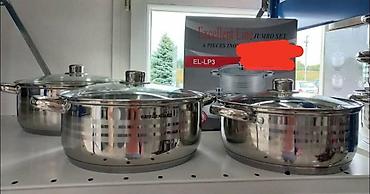 kuhn rikon nalepnice: Fa, Set šerpi Excellent Line Jumbo Set EL-LP3 – 6 delova, nerđajući — 1