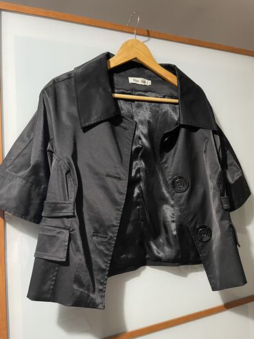 kratke kozne jakne sa krznom: Zenska jaknica nova M, made in USA