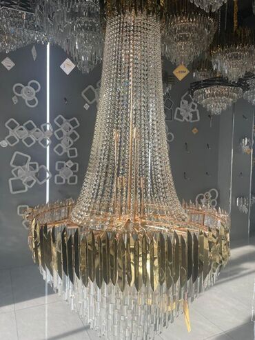 Люстры: Хрустальные подвесные люстры с LED-подсветкой - Эффектные — 26