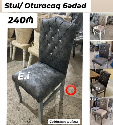 işlənmiş oturacaqlar: Qonaq otağı üçün, Yeni, Stul