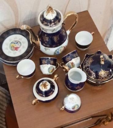 saxsı qablar satışı: Nahar dəsti, rəng - Bənövşəyi, Kobalt, 6 nəfərlik, Çexiya — 2