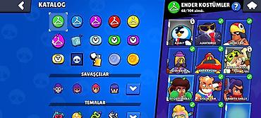 Digər bijuteriyalar: Brawl Stars hesabı - Kupa yolu: 38.924 - Toplam prestij: 21 - — 2