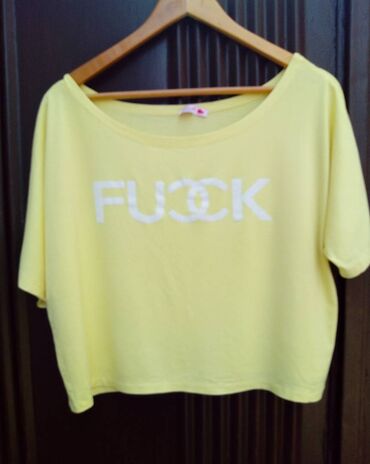 gate majice: M (EU 38), Cotton, color - Yellow