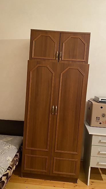 kassa qutusu: İki bölməli paltar şkafı - Material: laminat/LDSP ağac teksturalı — 3