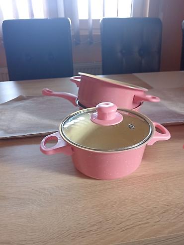 Kompleti posuđa: Komplet posuđa i kuhinjskog pribora – roze - Posuđe: tri — 13