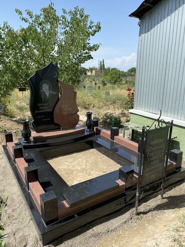 Ритуальные услуги: Облицовка надгробий, Уход за могилами, Чистка могил | Габбро, Гранит, Металл | Оформление — 11