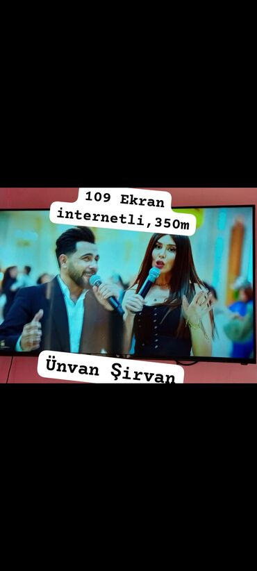 honor qiymətləri: 109 ekran internetli televizor - Smart TV funksiyalı, internetə