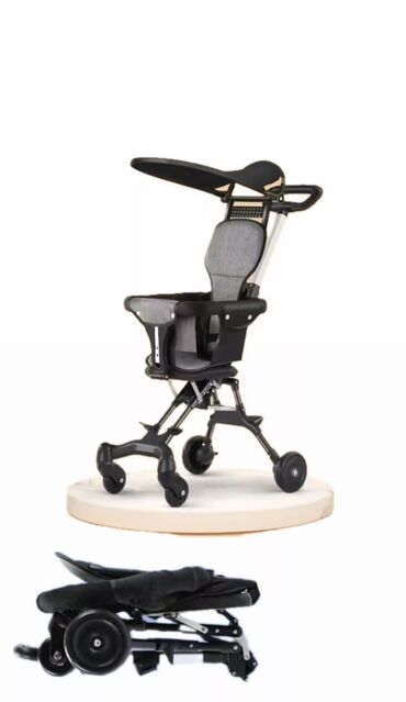 новые детские коляски: Коляска, цвет - Серебристый, Новый