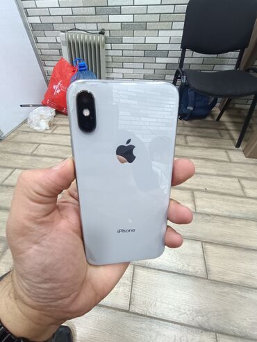 Apple iPhone: IPhone X, 64 GB, Matte Silver, Face ID