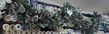 🎄 Prelepe snežne novogodišnje girlande 🎄 Bogate dekorativne girlande