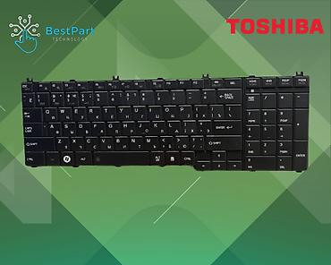 Masaüstü kompüterlər və komponentlər: Toshiba Satellite C660 notebook klaviaturası. Klaviatura modeli: C660 — 2
