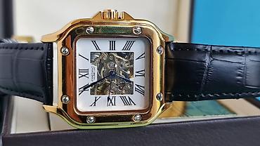 Ručni satovi: Frederic Tourbillon – muški mehanički sat - Kućište kvadratnog oblika — 7