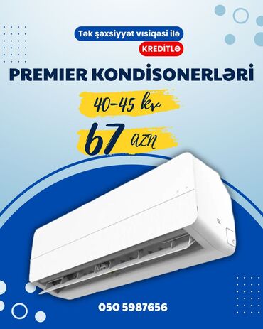 бу кондиционер купить: Kondisioner Yeni, 40-45 kv. m, Split sistem, Kredit var, Pulsuz quraşdırılma