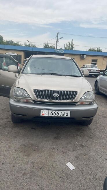 ош арзан машиналар: Toyota Harrier: 1998 г., 3 л, Автомат, Газ, Жол тандабас