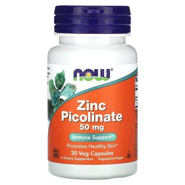 devit 3 qiymeti: NOW Foods, Zinc Picolinate 50 mg 30 əd Sink (Zinc Picolinate) – vacib