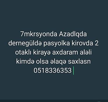 7ci mk: Xidmət: Kirayə ev axtarışı Ailə üçün 2 otaqlı mənzil kirayə — 1