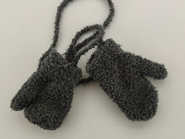szara czapka zimowa: Gloves, 12 cm, condition - Fair