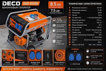 бензиновый: Бензиновый генератор «Белорусь 9600E» Ключевые параметры: - — 3