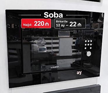 qaz pecleri: Soba – LANDA Italiana • Quraşdırılan elektrik sobası, şüşə ön panel — 1
