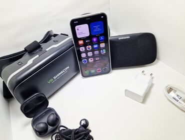 Apple iPhone: IPhone 11 Pro, Б/у, 128 ГБ, Черный, Зарядное устройство, 100 % — 19