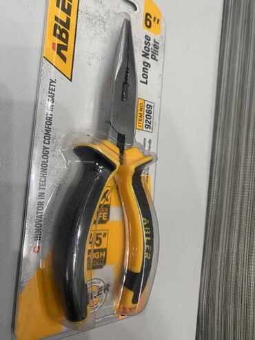 налевной пол: Длинногубцы ABLER 6" - Тип: Long Nose Plier (длинногубцы/плоскогубцы