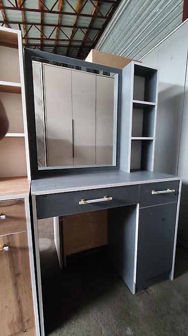 Комоды для одежды: Комод для одежды, Новый, С зеркалом, ЛДСП, цвет - Белый, Серебристый, Синий, Бесплатная доставка — 5