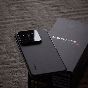Xiaomi: Xiaomi 14 Pro, 512 GB, rəng - Qara, 
 Barmaq izi, Simsiz şarj, İki sim kartlı