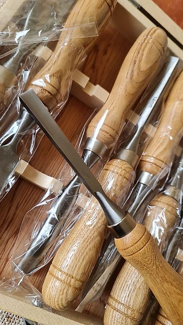 strugarski alati: Set za rezbarenje drveta KRAFT Werkzeuge – 12 delova - Komplet alata — 4