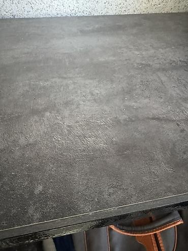 study table: Компактный прямоугольный стол в индустриальном стиле. - Столешница — 2