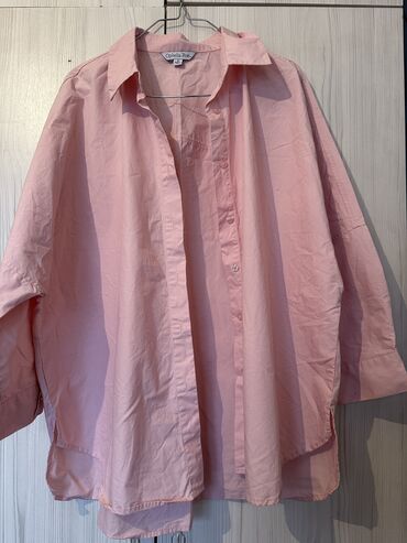 женская розовая рубашка: Рубашка