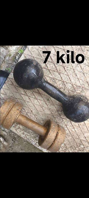Спорт и отдых: 5 eded qantel. Iki eded 7 kilodur bir dene 11kilo bir dene 13kilo bir — 4