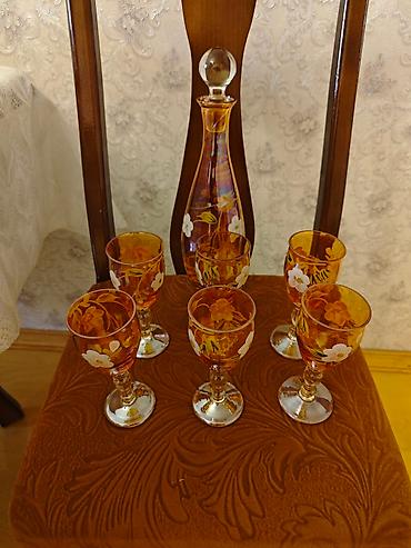 Qab-qacaq və mətbəx ləvazimatları: Rəng - Narıncı, Şüşə, 6, 1 l, Çexiya — 4