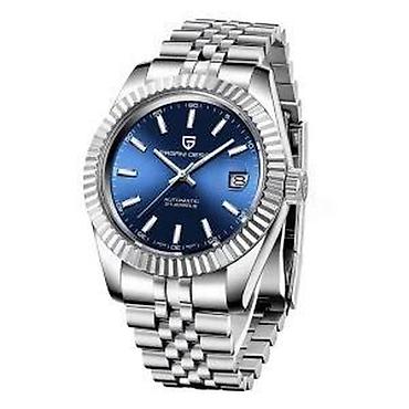 Ručni satovi: PAGANI DESIGN PD-1645 - 42mm -Plava-Rolex Datejust-Automatik Potpuno — 12