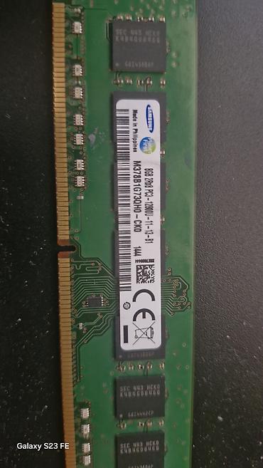 msi noutbuk: Operativ yaddaş (RAM) Samsung, 8 GB, 1600 Mhz, DDR3, PC üçün, İşlənmiş — 1
