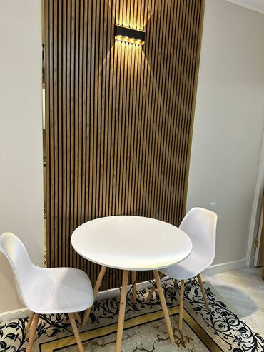 Кухонные столы и стулья: Кухонный стол и стул, Новый, Платная доставка, цвет - Белый — 3