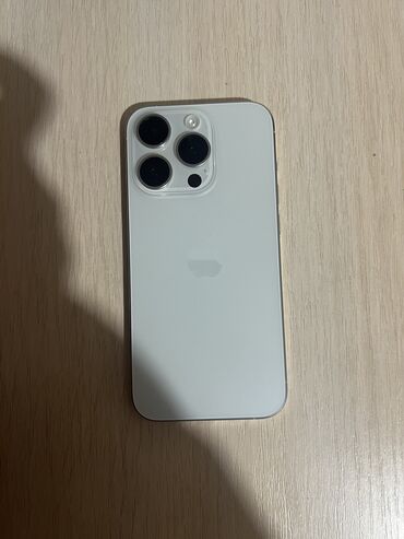айфон 6 цена в бишкеке в цуме: IPhone 15 Pro, Колдонулган, 256 ГБ, White Titanium, 81 %