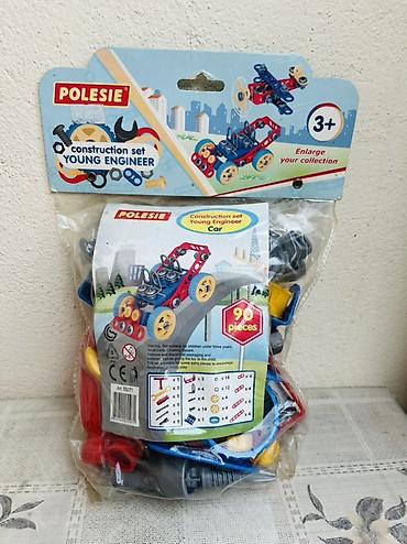 lego duplo konstruktorları: Polesie “Construction set – Young Engineer: Car” konstruktor dəsti - — 2