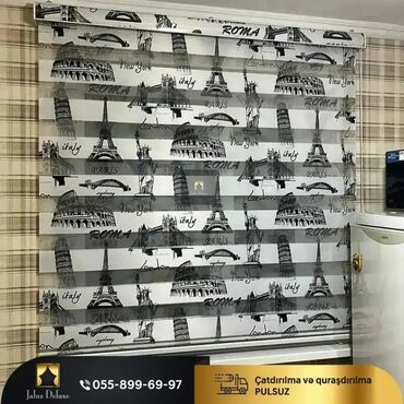 Pərdə və tüllər: Jalüz pərdə ucuz sok qiymətlər bizdə 2 ya 3 günərzində hazırlama — 4