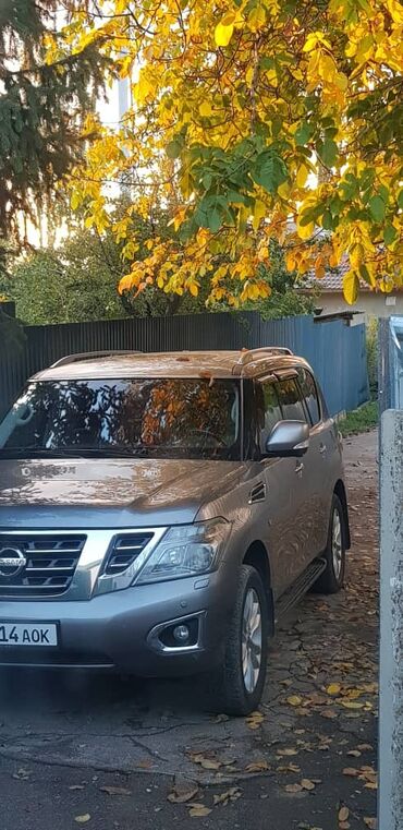 по следующим выкуп: Nissan Patrol: 2010 г., 5.6 л, Автомат, Бензин, Жол тандабас
