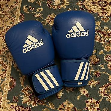 Təp təzədir cəmi 3 dəfə isdifadə olunub Adidas boks əlcəkləri – mavi